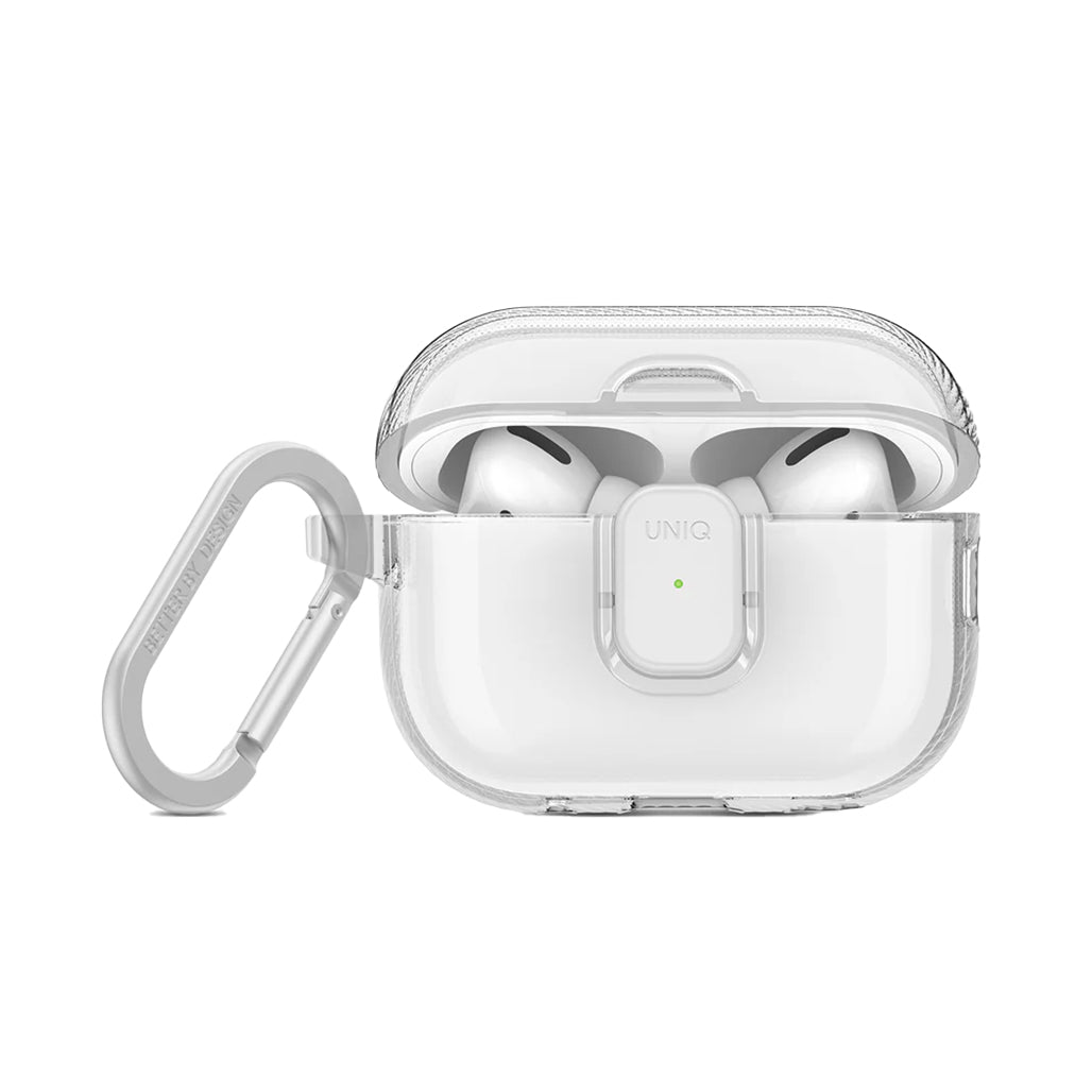 A Photo Of UNIQ Glase Pro - Airpods Pro (2nd Gen) Protective Case with Locking Closure