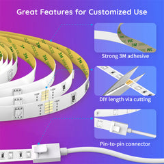 A Photo Of Govee RGB Smart Wi-Fi + Bluetooth LED Strip Lights(10m) | H6110