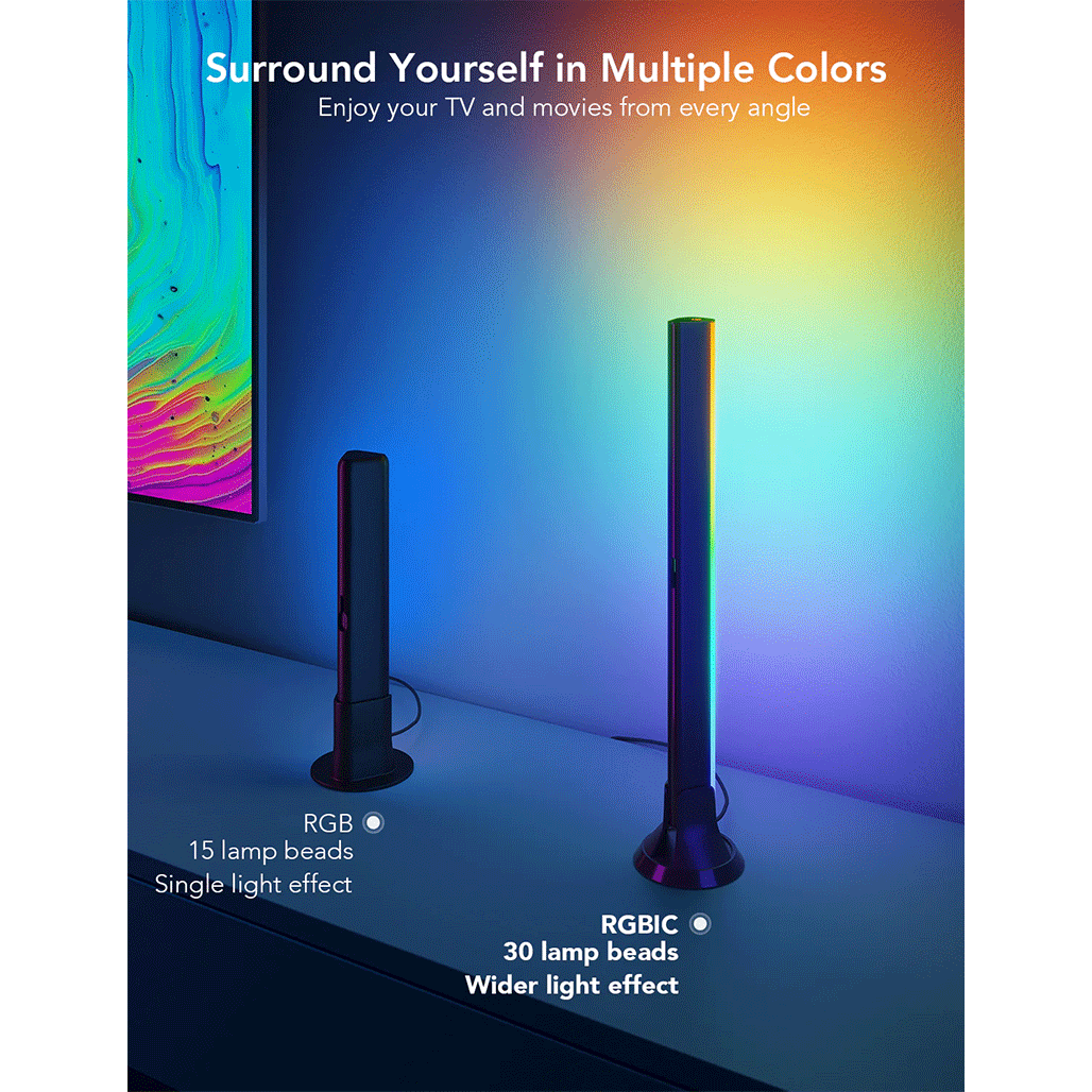 A Photo Of Govee RGBIC TV Light Bars for 45-70 inch TVs | H6046211