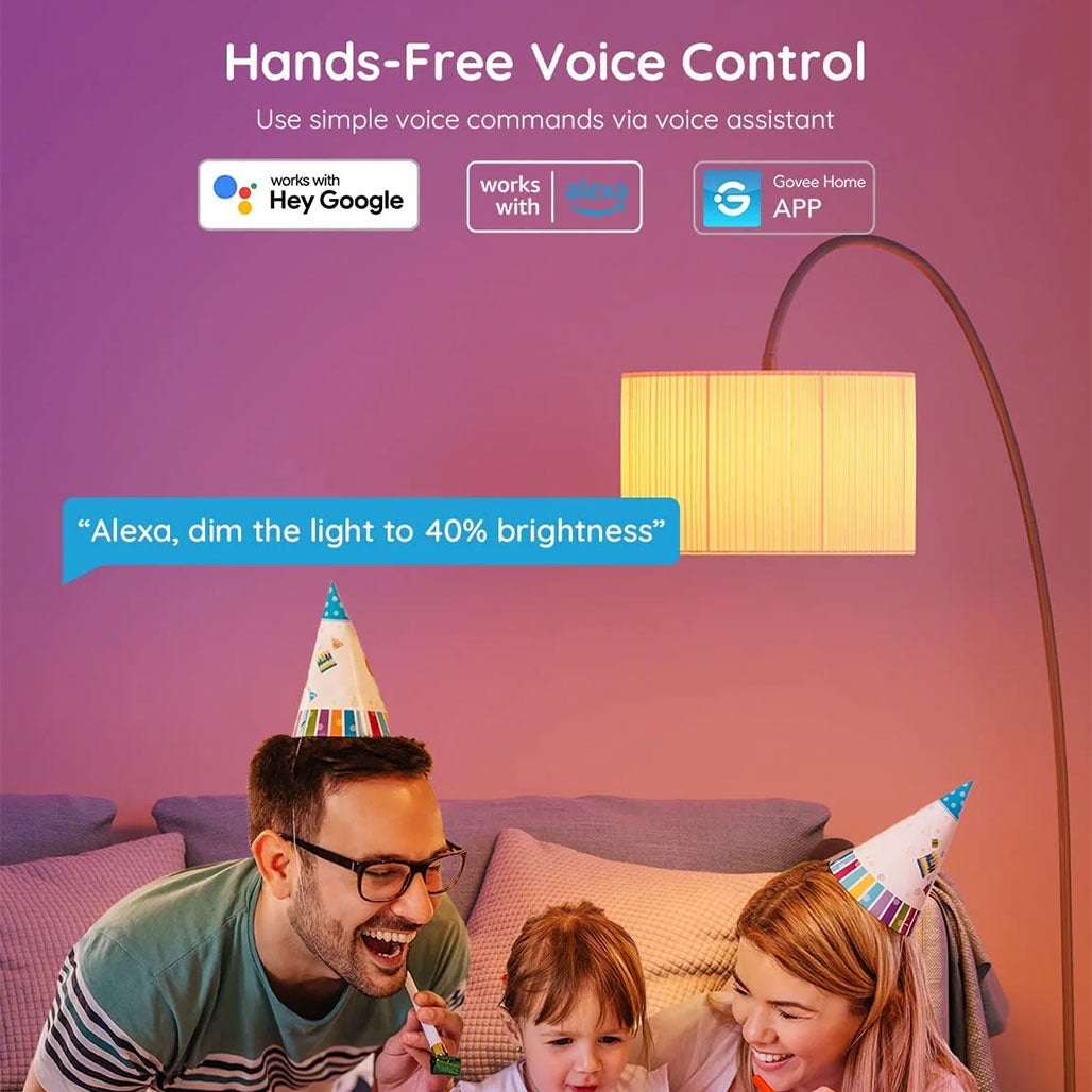 A Photo Of Govee RGBWW Smart LED Bulb (4 Pack) - App & Voice-Controlled, Music Sync, DIY & Group Control