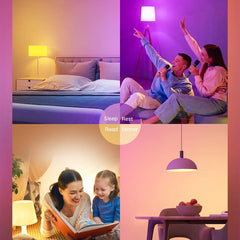 A Photo Of Govee RGBWW Smart LED Bulb (4 Pack) - App & Voice-Controlled, Music Sync, DIY & Group Control