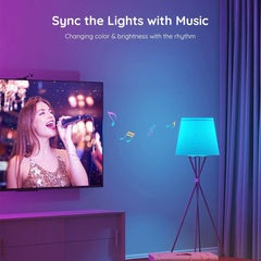 A Photo Of Govee RGBWW Smart LED Bulb (4 Pack) - App & Voice-Controlled, Music Sync, DIY & Group Control
