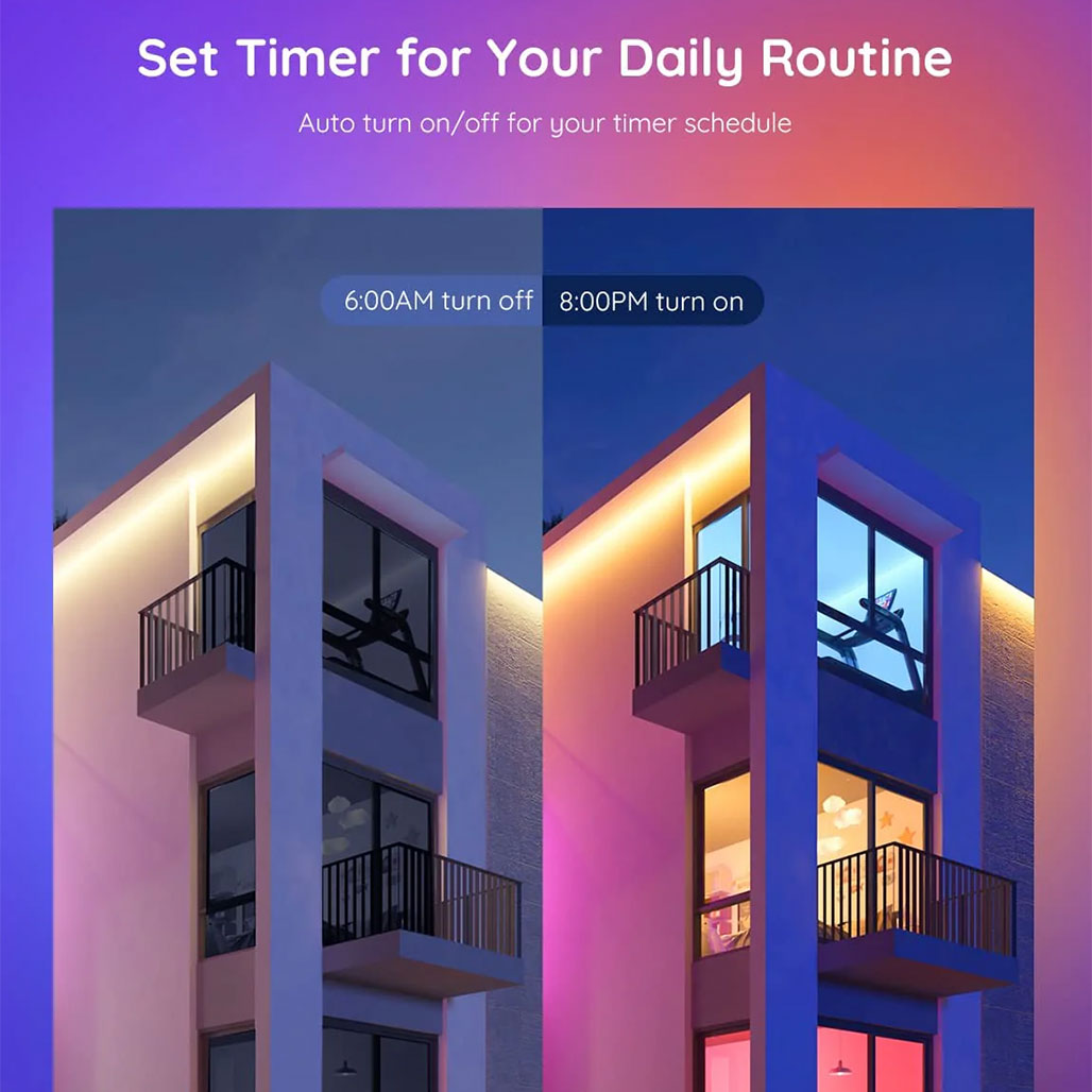 A Photo Of Govee RGBWW Smart LED Bulb (4 Pack) - App & Voice-Controlled, Music Sync, DIY & Group Control