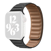 Green Lion Leather Link Watch Strap 42mm/44mm/45mm