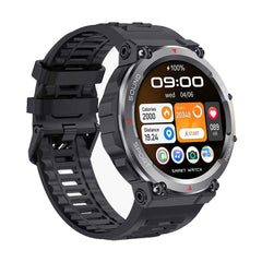 A Photo Of Green Lion Adventure Smart Watch | 45mm Round HD Display, Bluetooth, and Health Monitoring