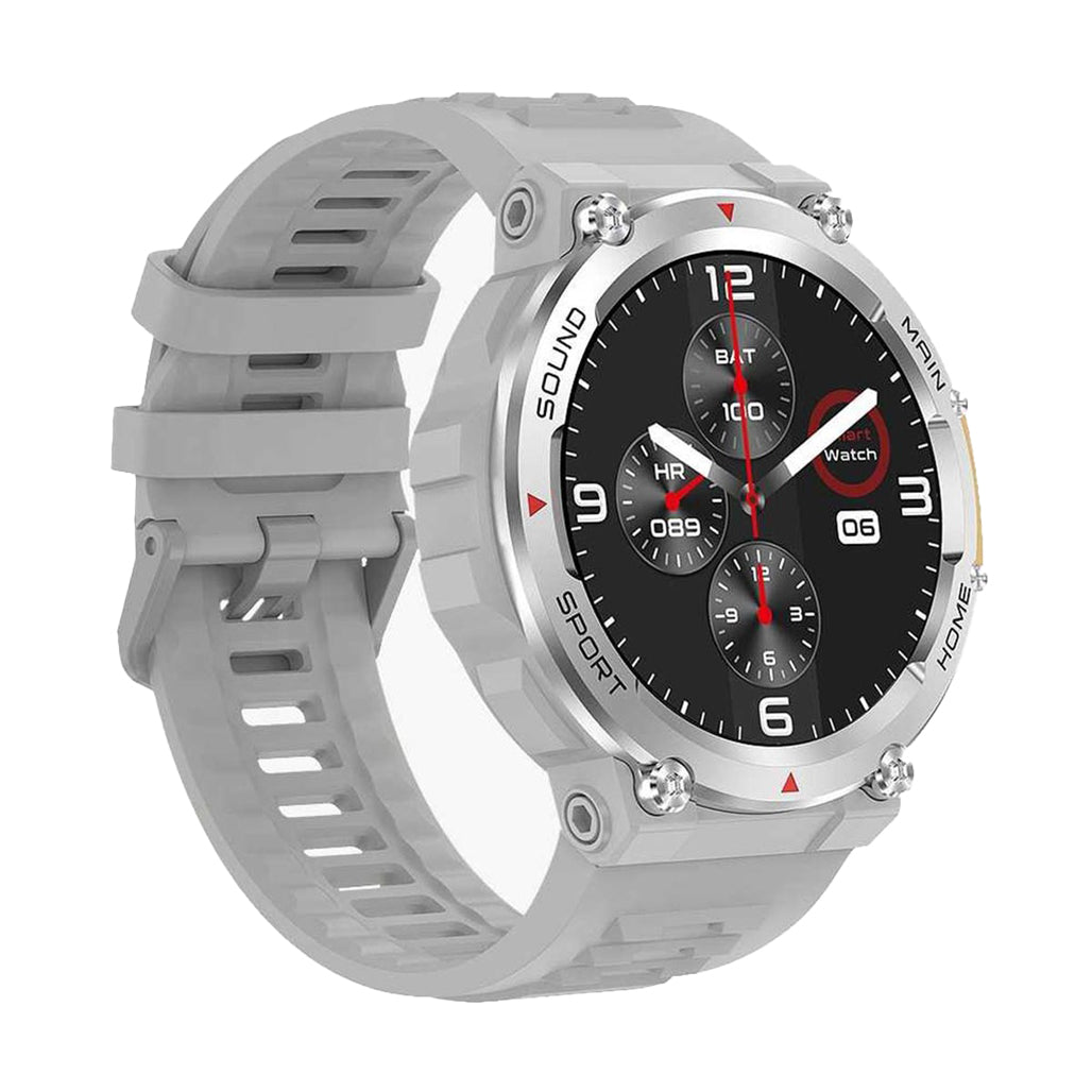 A Photo Of Green Lion Adventure Smart Watch | 45mm Round HD Display, Bluetooth, and Health Monitoring