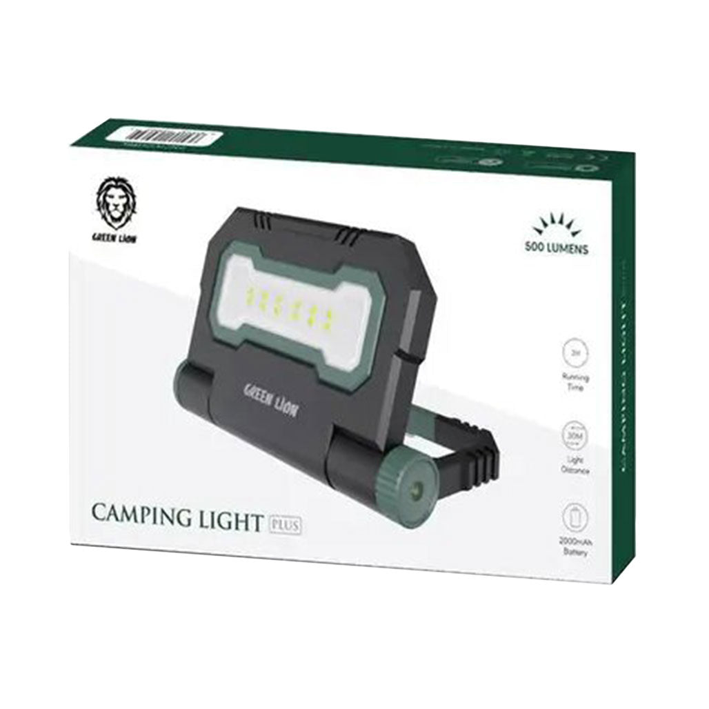 A Photo Of Green Lion Camping Light Plus 2000mAh 500 Lumens
