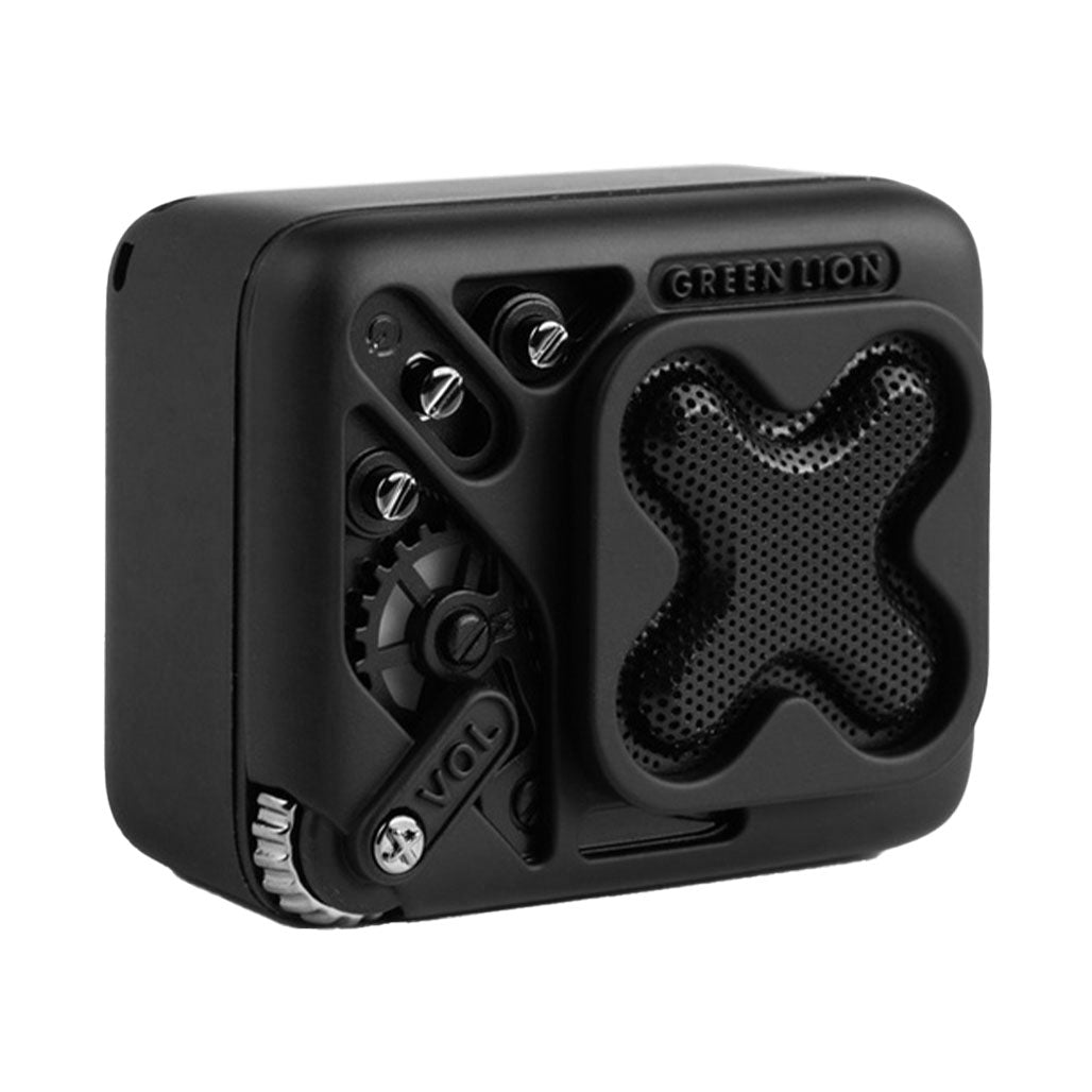 A Photo Of Green Lion Champion Mini Speaker - Black - GNCHAMPSPBK