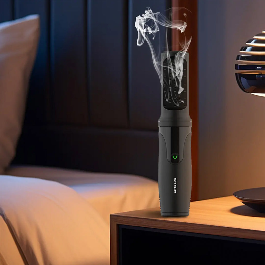 A Photo Of Green Lion Comb Bakhour Incense Burner – Portable and Eco-Friendly Aroma Diffuser