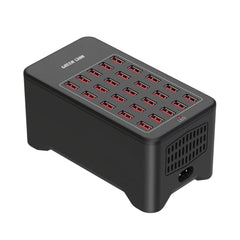 A Photo Of Green Lion Multiport 25 Charging Station - GNMULPORT25BK
