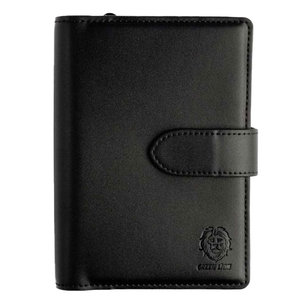 A Photo Of Green Lion GNPASPOTPCHBK Passport Pouch - Black