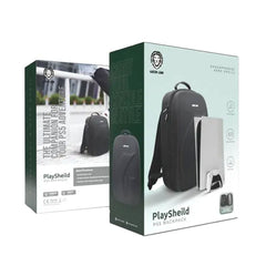 A Photo Of Green Lion PlaySheild PS5 Backpack - Black