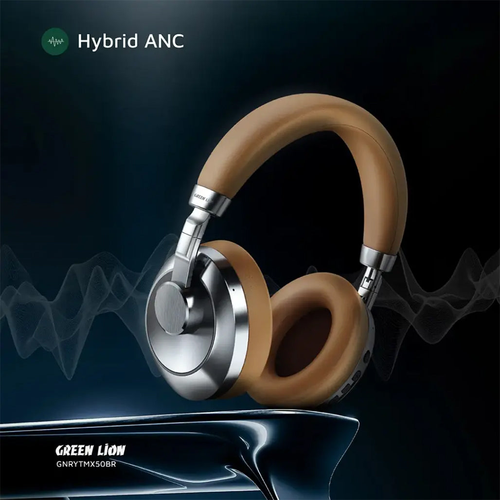 A Photo Of Green Lion Rhythm X50 ANC Wireless Headphone