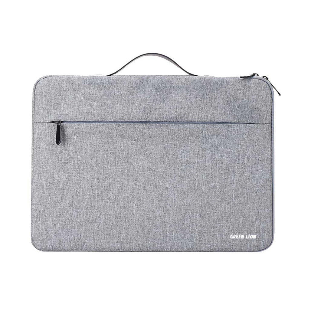 A Photo Of Green Lion Sigma Laptop Sleeve Bag - Water-Resistant Gray Laptop Case for 14.1” Device