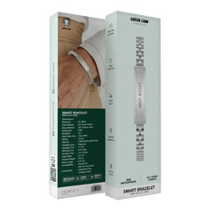 A Photo Of Green Lion Smart Bracelet – Zinc Alloy Case with Advanced Health Tracking