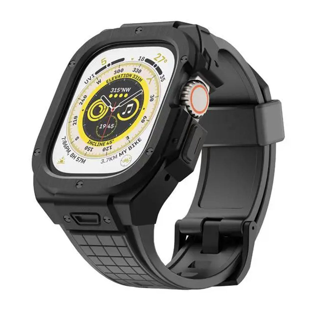 A Photo Of Green Lion GNSTYULC49BK Styled Ultra Case - Black | 42mm/44mm/45mm/49mm