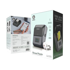 A Photo Of Porodo Lifestyle Super HD Thermal Printer - Portable Inkless Printing for Home, Office, and Business