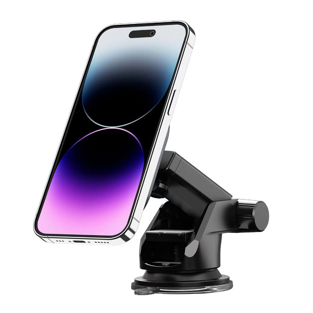 A Photo Of Green Lion GNTP15WCCBK Transparent Magnetic Wireless Car Charger 15W