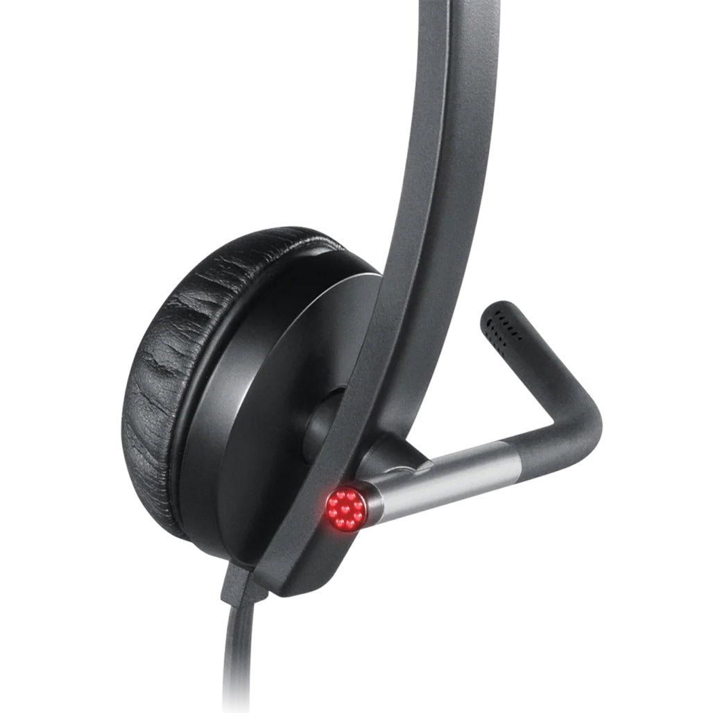 A Photo Of Logitech H650E Business Headset - Noise-Cancelling Microphone & Advanced Audio Features
