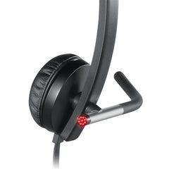 A Photo Of Logitech H650E Business Headset - Noise-Cancelling Microphone & Advanced Audio Features