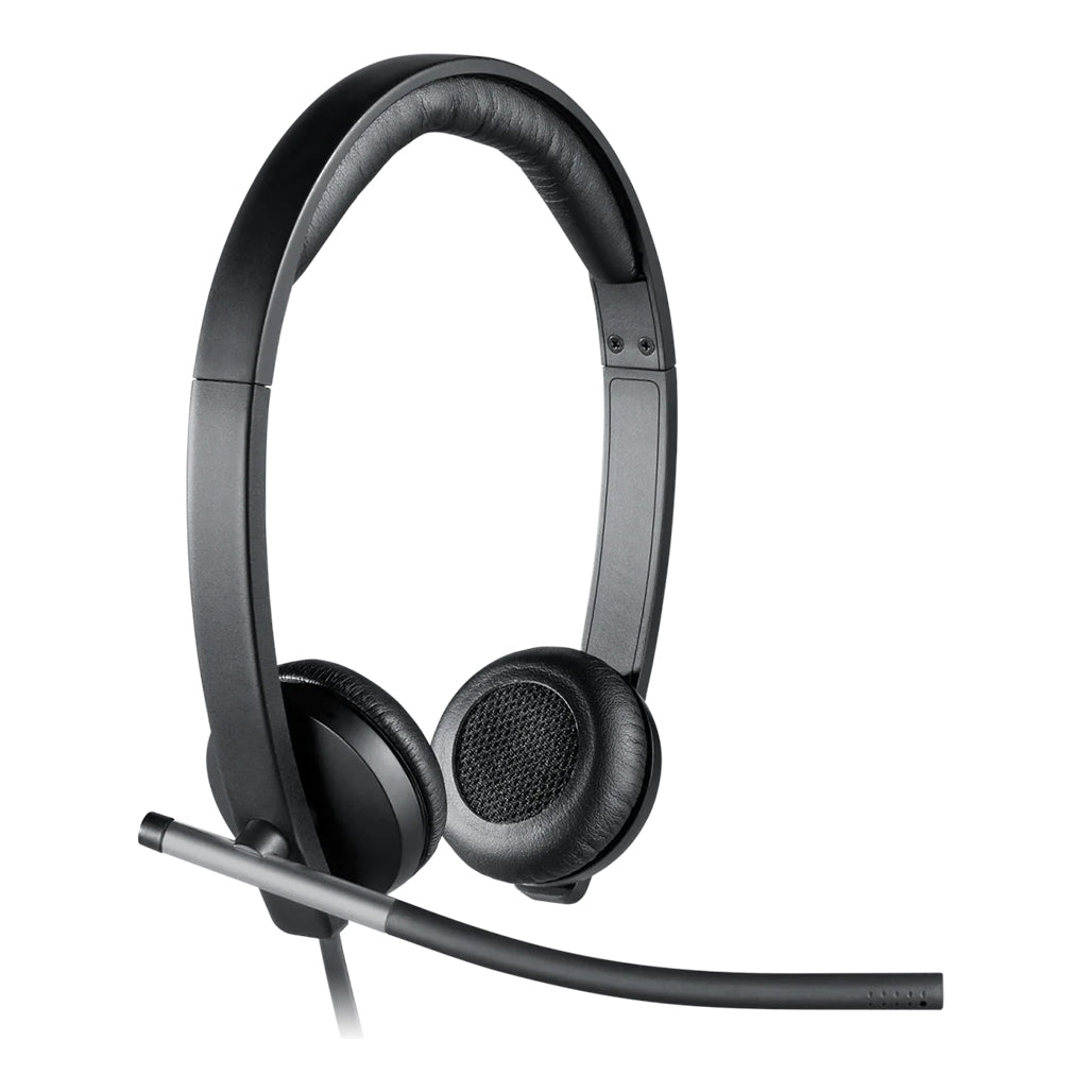 A Photo Of Logitech H650E Business Headset - Noise-Cancelling Microphone & Advanced Audio Features