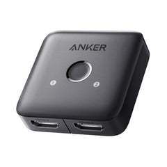 A Photo Of Anker HDMI Switch (2 In 1 Out) – 4K@60Hz HDMI Splitter, HDR, 3D, Dolby, for Laptops, PC, Xbox, PS5/PS4, and More