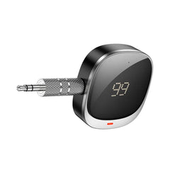 A Photo Of Hoco E80 In-Car AUX Bluetooth Receiver for Seamless Audio Streaming