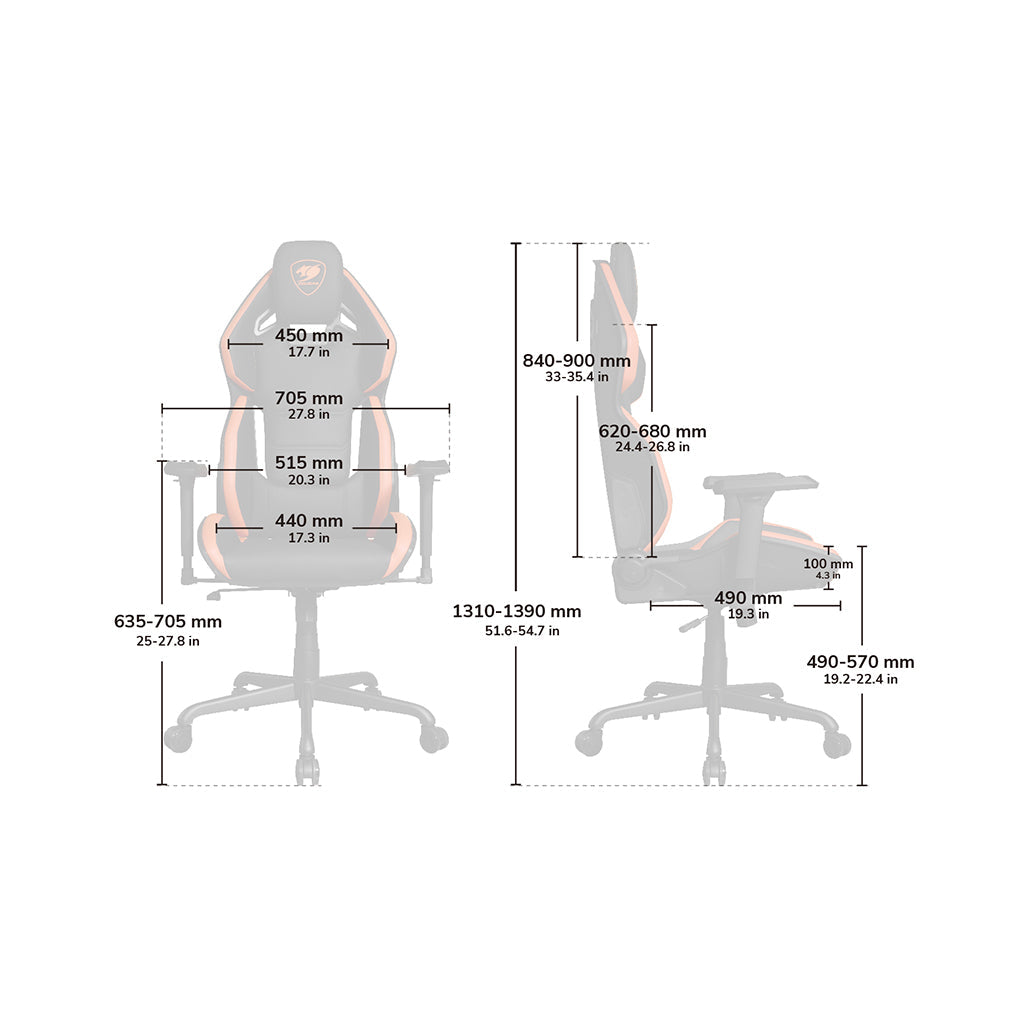 A Photo Of Cougar HOTROD Gaming Chair – Ergonomic Design, Adjustable Features, Premium Leatherette