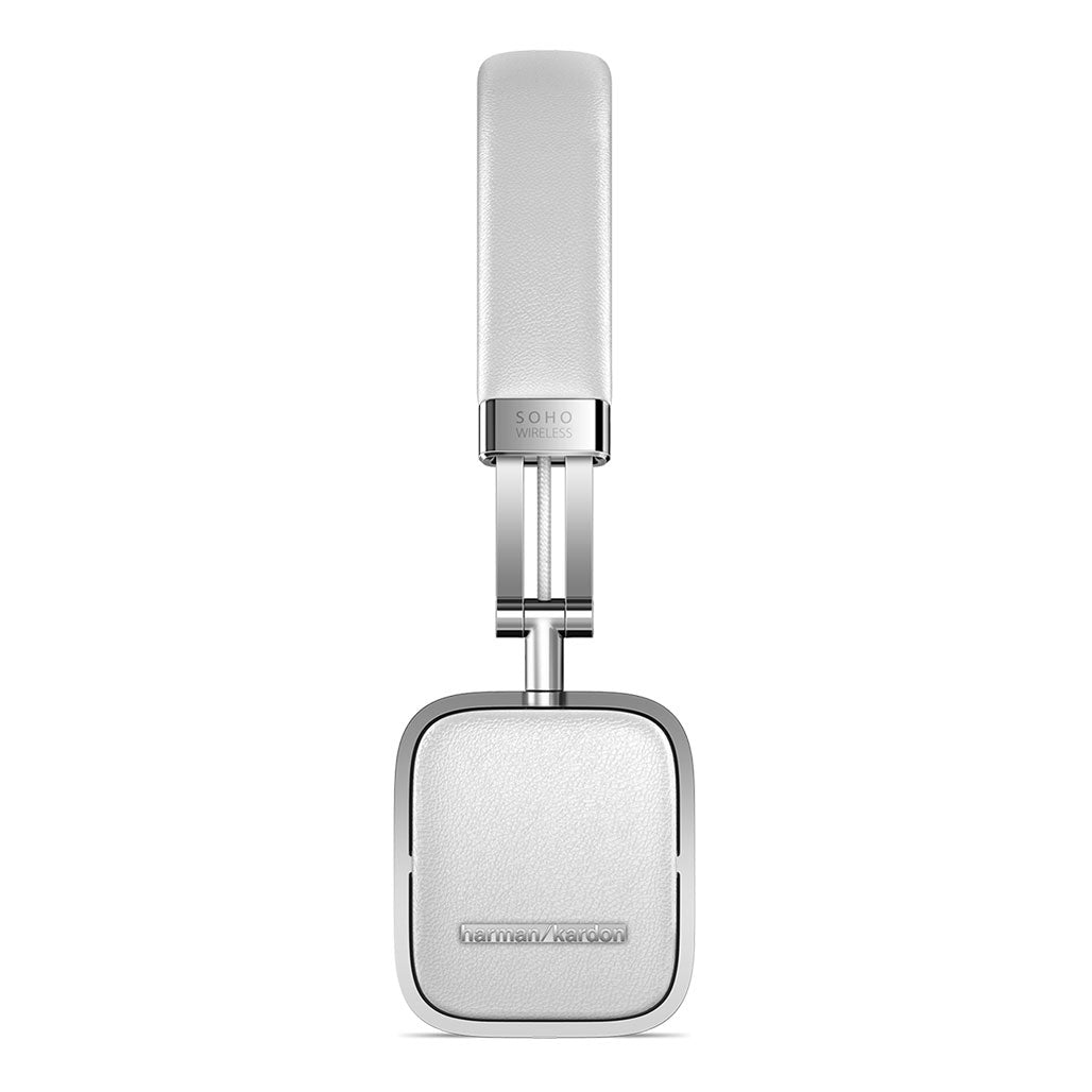 A Photo Of Harman Kardon Soho Wireless On-Ear Headphones - White | Bluetooth & NFC Enabled