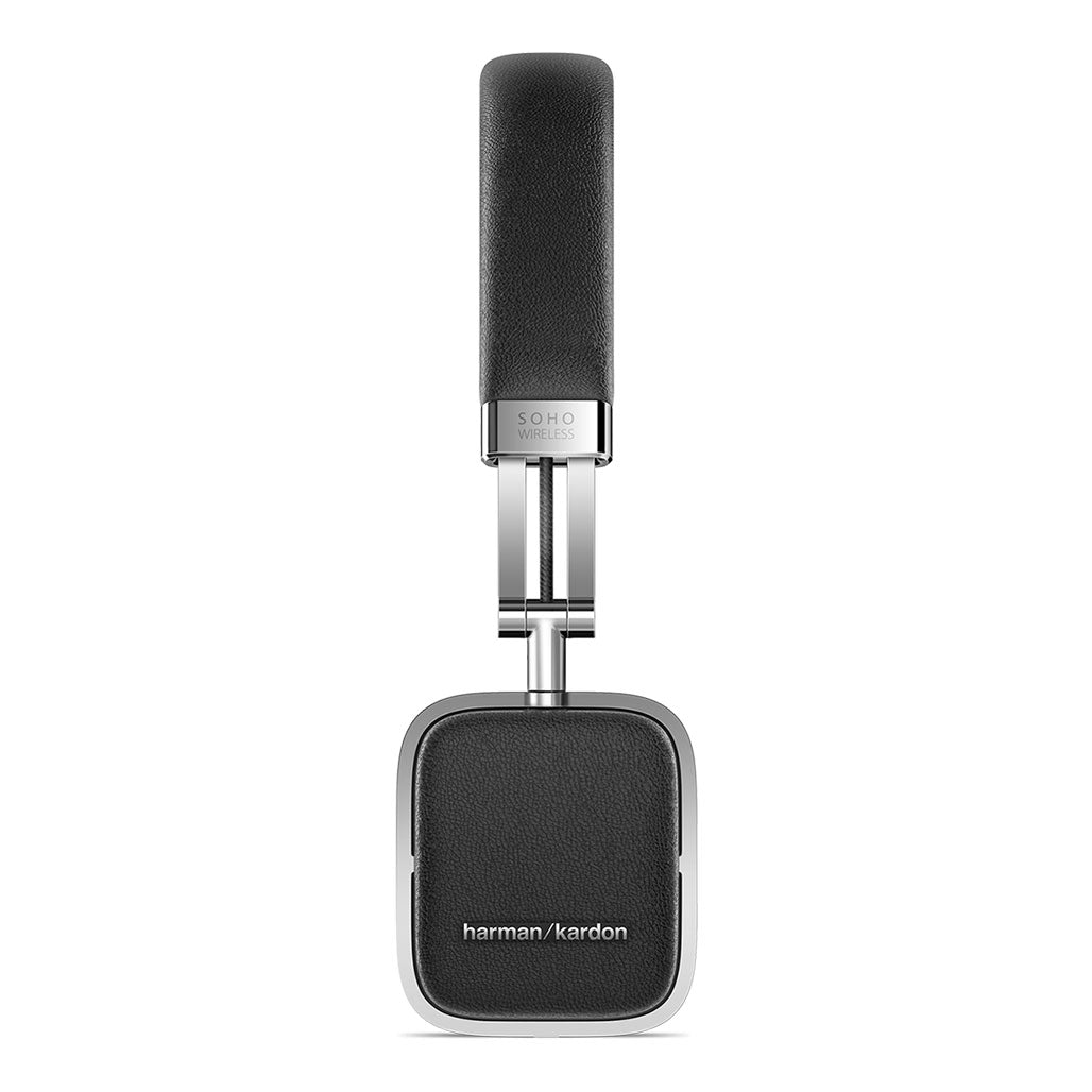 A Photo Of Harman Kardon Soho Wireless On-Ear Headphones - Black | Bluetooth & NFC Connectivity