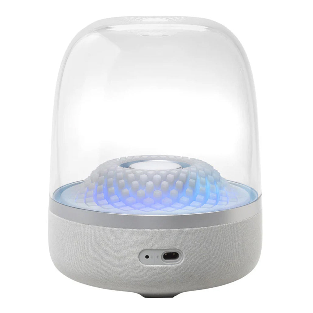 A Photo Of Harman Kardon Aura Studio 4 - Premium 360-Degree Bluetooth Speaker with Diamond-Effect Lighting
