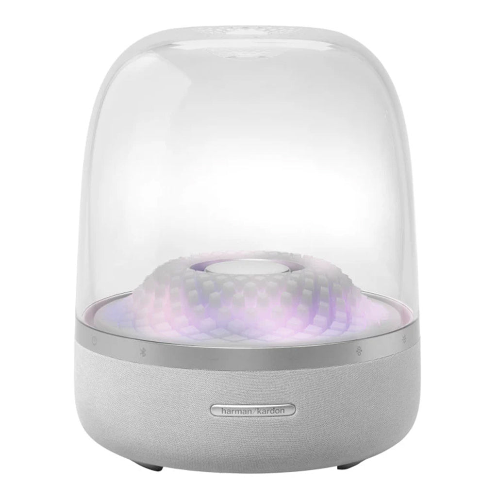 A Photo Of Harman Kardon Aura Studio 4 - Premium 360-Degree Bluetooth Speaker with Diamond-Effect Lighting
