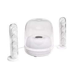 A Photo Of Harman Kardon SoundSticks 4 Bluetooth Speaker System - White | Iconic Design with Superior Audio Quality