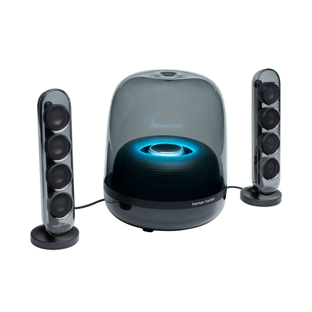 A Photo Of Harman Kardon SoundSticks 4 Bluetooth Speaker System - Black | Iconic Design with Superior Audio Performance