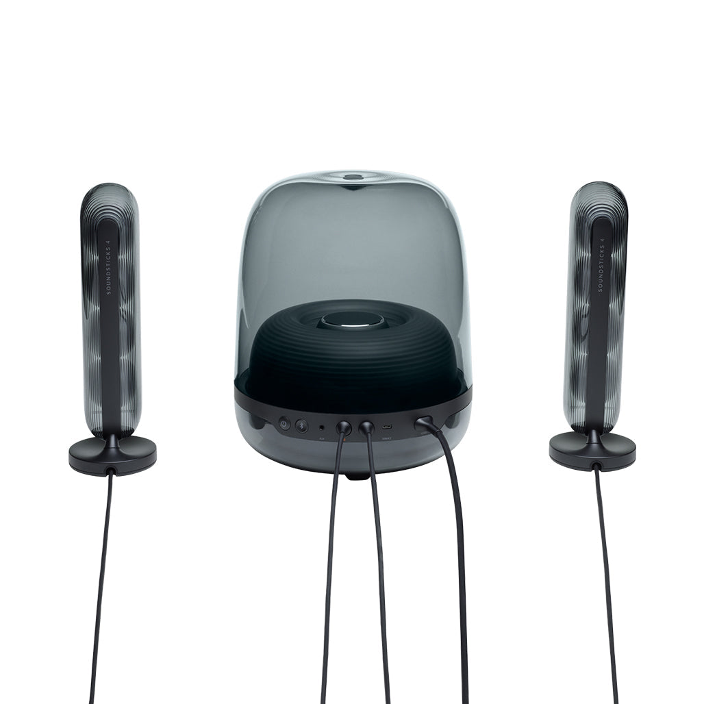A Photo Of Harman Kardon SoundSticks 4 Bluetooth Speaker System - Black | Iconic Design with Superior Audio Performance
