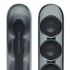 A Photo Of Harman Kardon SoundSticks 4 Bluetooth Speaker System - Black | Iconic Design with Superior Audio Performance