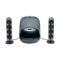 Harman Kardon SoundSticks 4 Bluetooth Speaker System - Black | Iconic Design with Superior Audio Performance