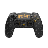 Harry Potter PS4 Wireless Controller - Double Vibration, Illuminated Buttons, 600mAh Battery - Black