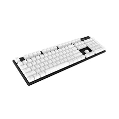 A Photo Of HyperX Full Key Set PBT Keycaps - White | Durable with Shine-Through Font