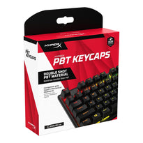 HyperX Full Key Set PBT Keycaps - Black | Durable and Shine-Through Design