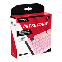 HyperX Full Key Set PBT Keycaps - Pink | Durable with Shine-Through Design
