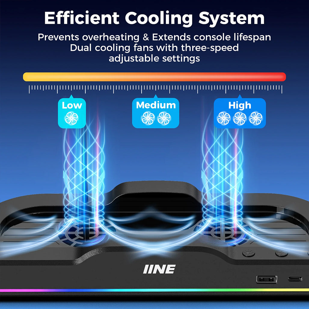 A Photo Of IINE RGB Cooling Base for Switch 2