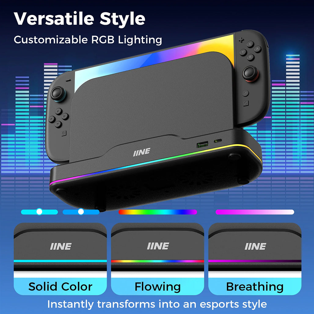 A Photo Of IINE RGB Cooling Base for Switch 2