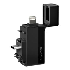 A Photo Of Insta360 X3 Quick Reader - Fast File Transfer with USB Type-C and Lightning Compatibility