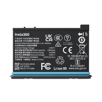 Insta360 X4 Battery – Extended Recording Time, Cold-Resistant Performance