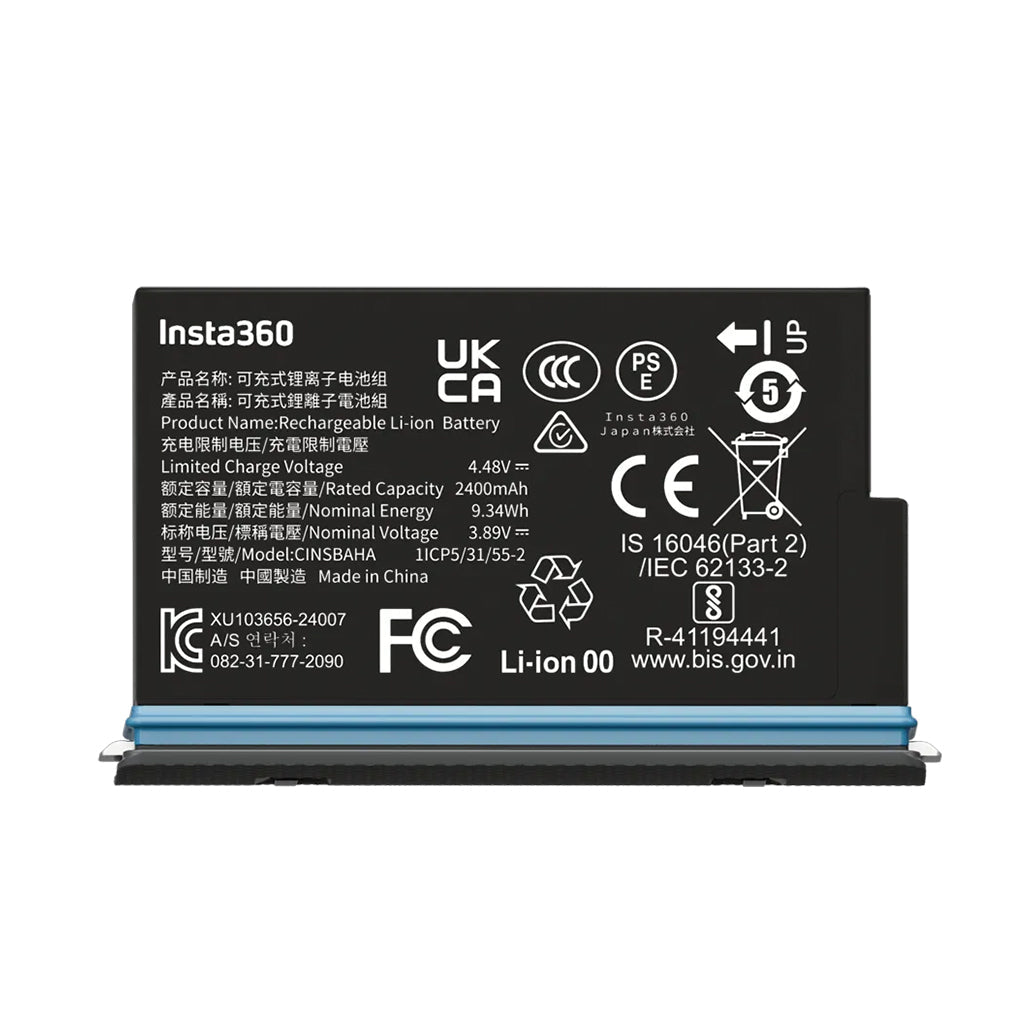 A Photo Of Insta360 X5 Battery – 2400mAh Cold-Resistant Long-Life Power with Storage Case