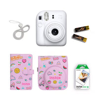 Fujifilm Instax Mini 12 Gift Box - Instant Camera Bundle with Mini Film, Protective Case, and Photo Album