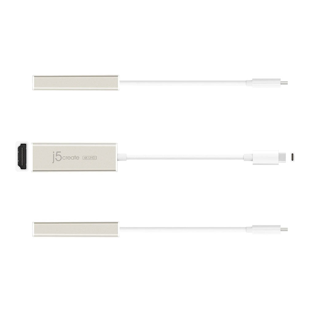 A Photo Of J5Create USB-C to 4K HDMI™ Adapter JCA153 - High-Resolution Display Connector for MacBook®, Chromebook™, and PCs