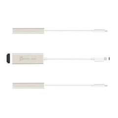 A Photo Of J5Create USB-C to 4K HDMI™ Adapter JCA153 - High-Resolution Display Connector for MacBook®, Chromebook™, and PCs