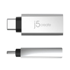 A Photo Of J5Create USB-C to USB Type-A 3.1 Adapter - JUCX15 | 5 Gbps Data Transfer & 1.5A Charging